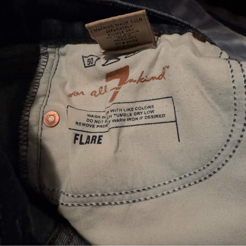 7 For All Mankind Flared Jeans - Picture 6 of 6